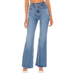 Levi’s 70s medium wash high rise flares 26 x 30